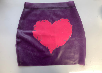 ONE OF A KIND - Heart Mini Skirt